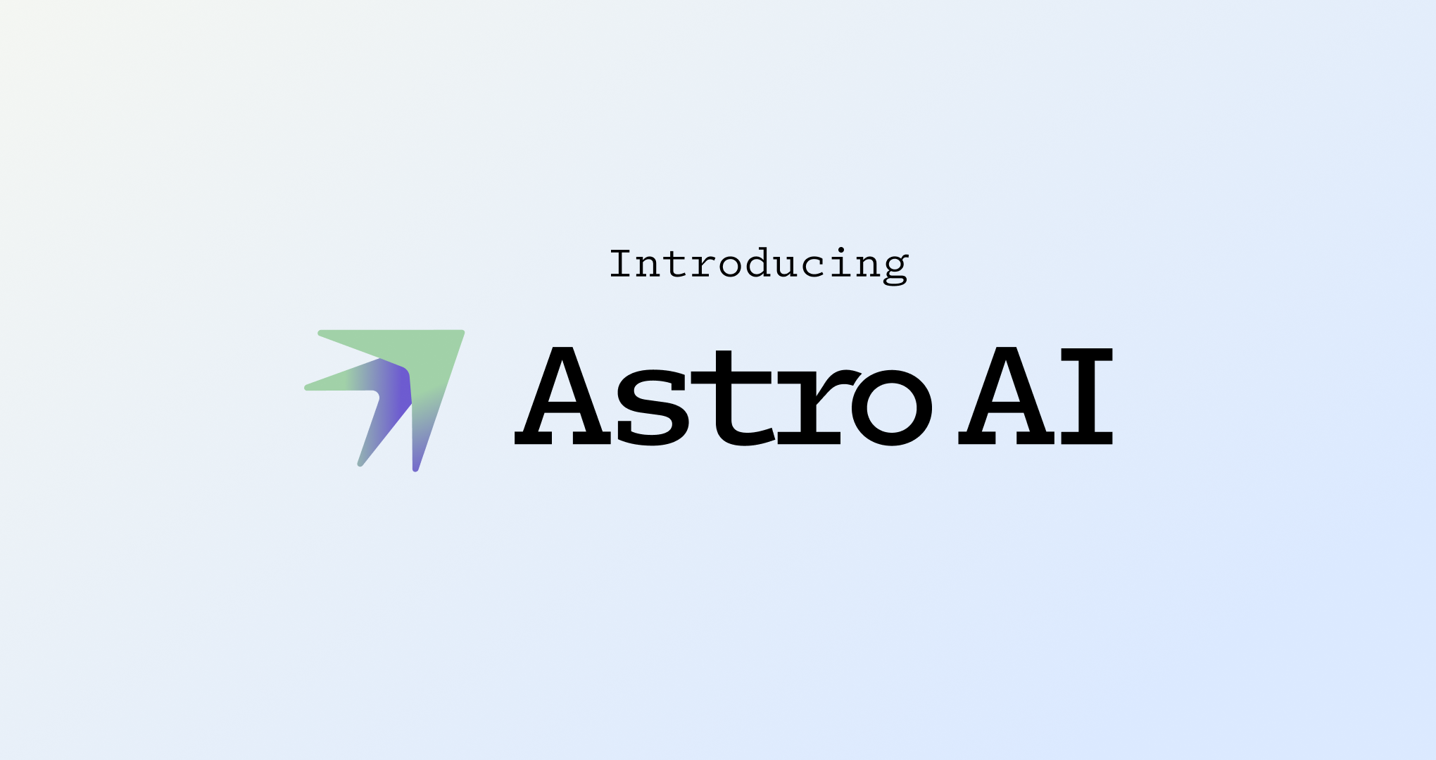 Introducing Astro AI